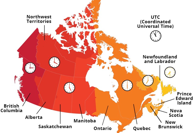 Canada bây giờ là mấy giờ? Cách xác định CHUẨN giờ Canada 2024