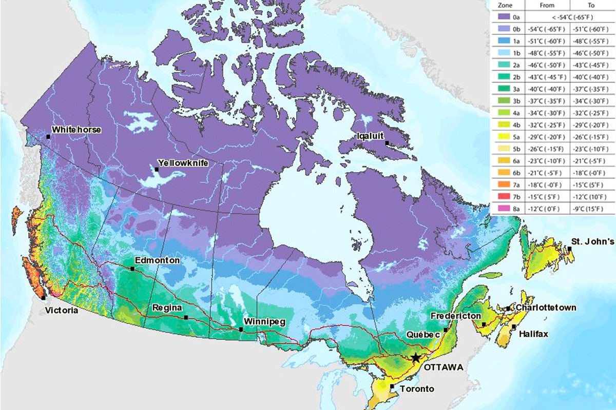 Bản đồ Canada: Khám phá sự đa dạng về khí hậu và vẻ đẹp của quốc gia này